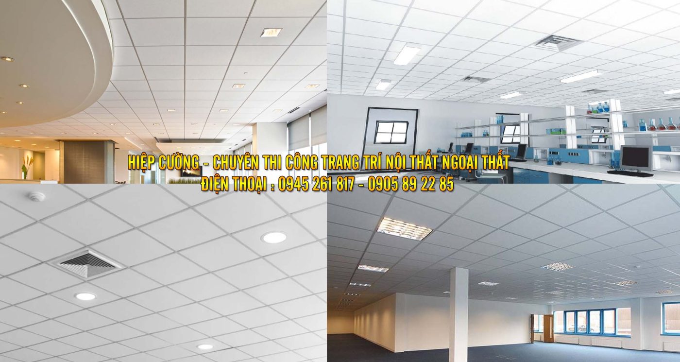 thi công trần thả